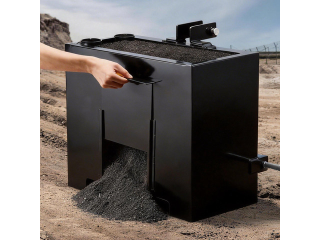 VEVOR Ballast Box, 3-Point Category 1 Tractor Ballast of 800 lbs Capacity, with Standard 2 Inch Hitch Receiver, Heavy-Duty Steel 3.2 ft³ Large...