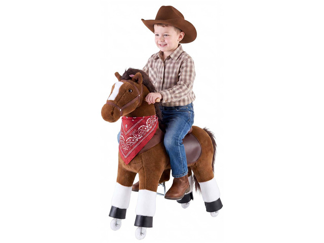 VEVOR Ride On Horse, Riding Pony Toys for Kids, No Battery Required, Smooth Wheels with Anti-Roll Stop Ring, Upgraded Raised Seat, Handles, Sturdy...