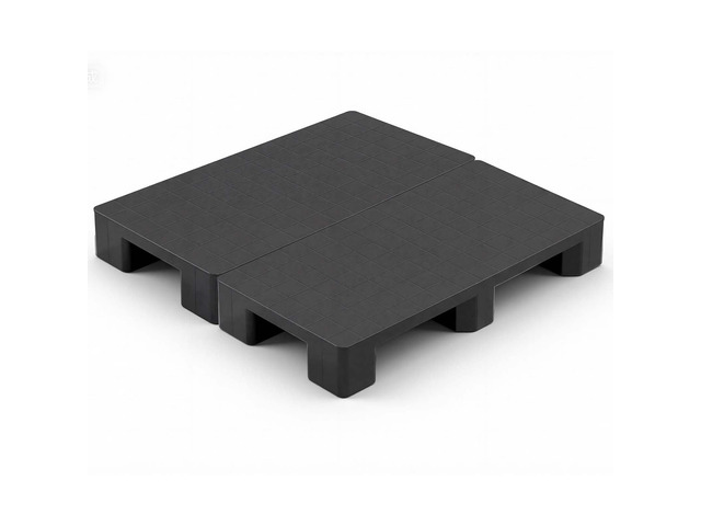 VEVOR Plastic Pallets, 2 Pcs Plastic Pallets for Basement Storage, Lightweight Waterproof Floor Storage Pad for Indoor Outdoor Supermarket...
