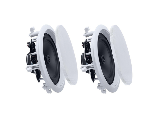 VEVOR In Ceiling Speakers, 8', In-Ceiling & In-Wall Speaker System, Hi-Fi Sound, 150W Peak, 2-Way Flush Mount Speakers, for Damp Humid Placement,...