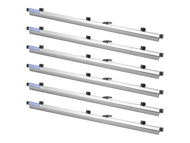 VEVOR Blueprint Clamps, 36 Inches, Blueprint Hanging Clips Binding Strips, Aluminum Construction, Large Document Storage, for Blue Print, Maps,...