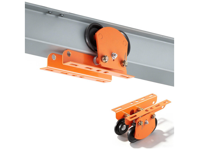 VEVOR Electric Hoist Manual Trolley, 2200 lbs/1 Ton Load for PA600 PA700 PA800 PA900 PA1000, Push Beam Trolley with Dual Wheels, 2.68'-4.33'...