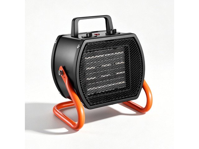 VEVOR Greenhouse Heater, 1500W Electric PTC Space Heater with Fan, Low & High Heat Modes, 40° Adjustable Angle, Overheat Protection, Portable for...