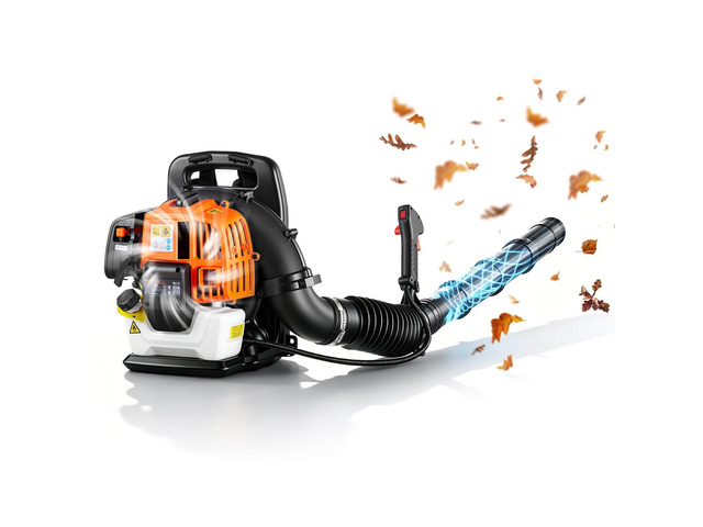 VEVOR Backpack Leaf Blower, 43CC 2-Stroke Engine Gas Powered Leaf Blower with 1.38L Fuel Tank, 447 CFM Air Volume, 150 MPH Air Speed, Ideal for...