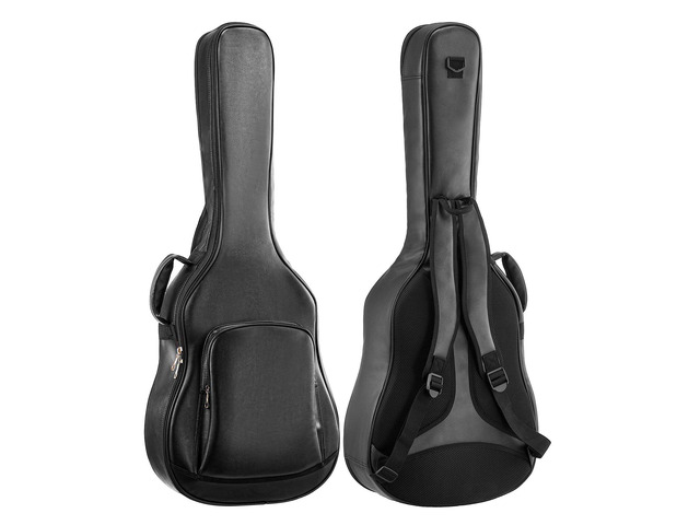 VEVOR Acoustic Guitar Hard Case, 47.1 Inch, Hard-Shell Protective Travel Carrying Case with Accessory Compartment, Foam Padding, Portable Handle,...