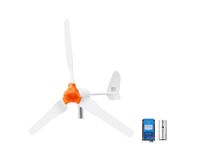 VEVOR 1000W 12V Wind Turbine Generator, 3-Blade Wind Turbine Kit with Wind/Solar Hybrid Controller, Efficient 3-Phase AC Permanent Wind Power...
