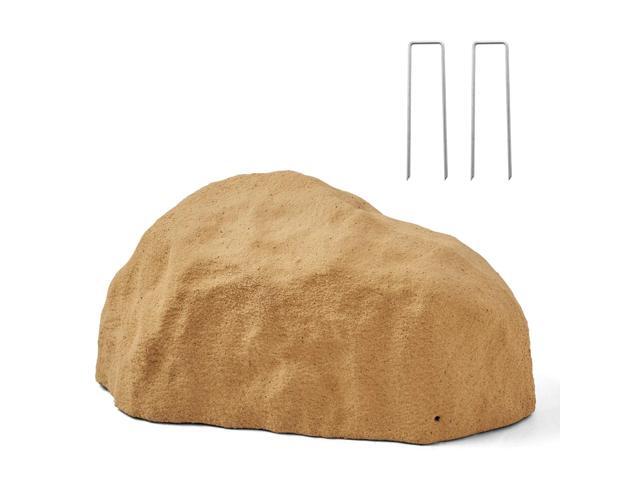 VEVOR Faux Rock Cover, Outdoor Fake Rock Well Pump Cover, Realistic Natural Texture, Lightweight & Weather-Resistant Artificial Boulder for...