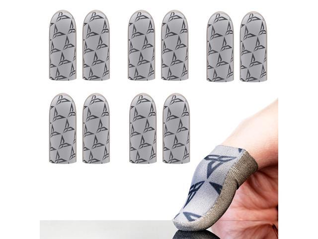 Flydigi P1 Lite 10 Pair Silver-Cloth Mobile Gaming Finger Sleeve, Exclusive Custom FlySilver Superconducting Silver Cloth, 0.3mm Extremely Thin...
