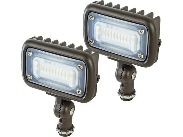 Newhouse Lighting WW15BRZ-2 16-Watt Outdoor Die-Cast Aluminum LED Wall Wash Flood, Weatherproof Landscape Lighting 1500 Lumens, 3000K Warm White,.