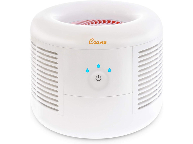 Crane Quiet HEPA Air Purifier, True HEPA-Type Filter, Air Cleaner for Bedroom, Baby Nursery, Pets or Office, Captures Dust, Pollen, Pet Dander,...