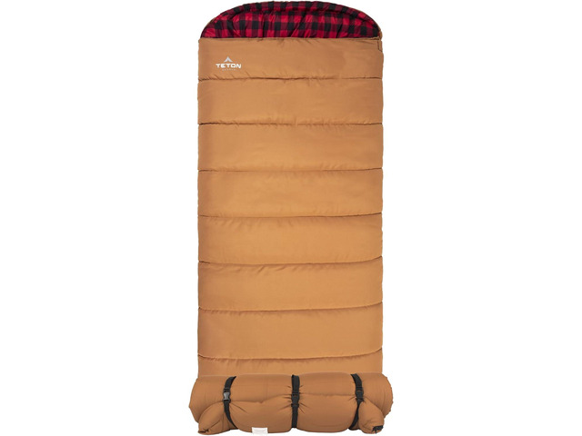 TETON Sports Deer Hunter Sleeping Bag, Warm and Comfortable Camping Sleeping Bag, Teton Tough Canvas Shell for Camping, Hunting, and Cold Weather