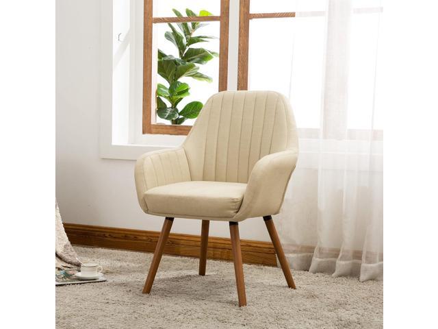 Roundhill Furniture Tuchico Contemporary Fabric Accent Chair, Arm Rest, Tan