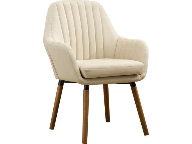 Roundhill Furniture Tuchico Contemporary Fabric Accent Chair, Arm Rest, Tan