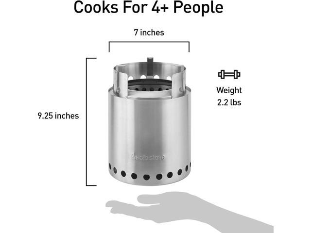 Sigalect Campfire Camping Stove Portable Stove for Backpacking Outdoor Cooking Great Stainless Steel Camping Backpacking Stove Compact Wood Stove...