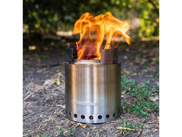 Sigalect Campfire Camping Stove Portable Stove for Backpacking Outdoor Cooking Great Stainless Steel Camping Backpacking Stove Compact Wood Stove...