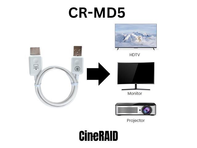 CineRAID CR-MD5 (Wireless USB 3.1 Type-C to HDMI Transmitter and Receiver)