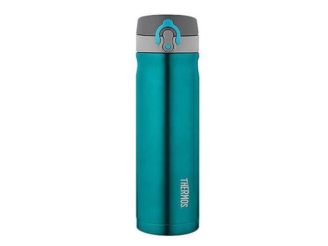 Photos - Glass 470mL S/Steel Vacuum Insulated Drink Bottle - Teal 23475