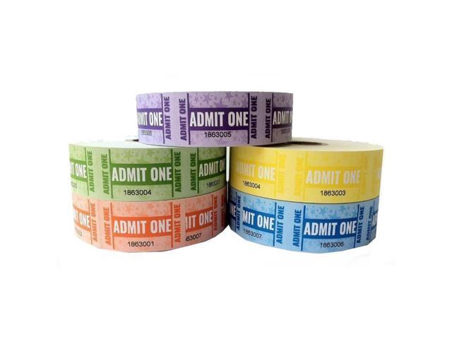 BSG Admit One Tickets 5pk (1000/roll)