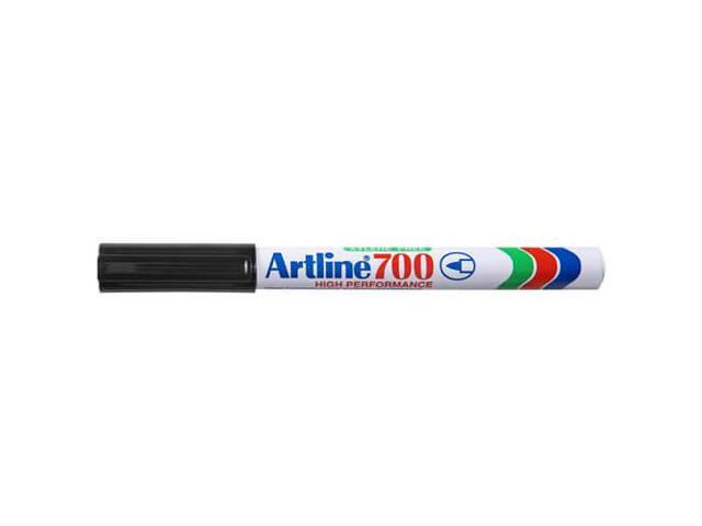 Artline Bullet Tip Permanent Marker 0.7mm (12pcs) - Black