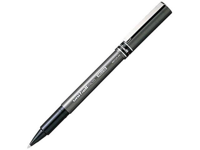 Uni-Ball Micro Deluxe Rollerball Pen 0.2mm (12-Pack) - Black