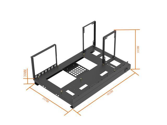 ALAMENGDA Open Computer Case,Open Air Pc Case, Motherboard AccessoriesTest Stand, DIY Pc Test Bench (M-ATX)