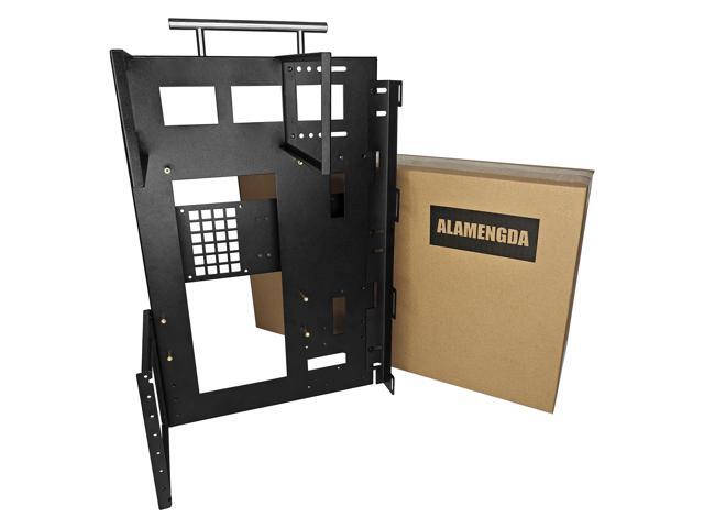 ALAMENGDA Open Computer Case,Open Air Pc Case, Motherboard AccessoriesTest Stand, DIY Pc Test Bench (M-ATX)