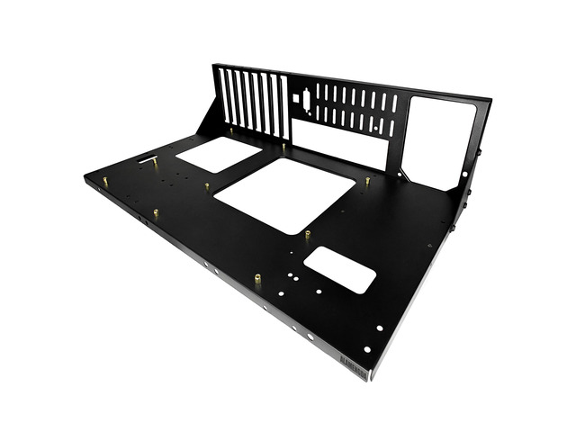 ALAMENGDA Open Computer Case,Two-way Server ATX Motherboard Tray Test Stand, Test bench, ATX Mid Tower Mid Tower-2Pack