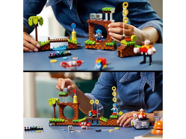 LEGO Ideas Sonic the Hedgehog Green Hill Zone 21331 Collectible Set, Nostalgic 90's Gift Idea for Adults with Dr. Eggman Figure and Eggmobile
