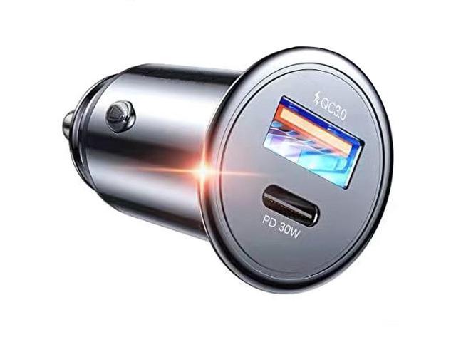 USB-C Car Charger Fast Charging Type-C Car Cigarette Lighter USB Charger
