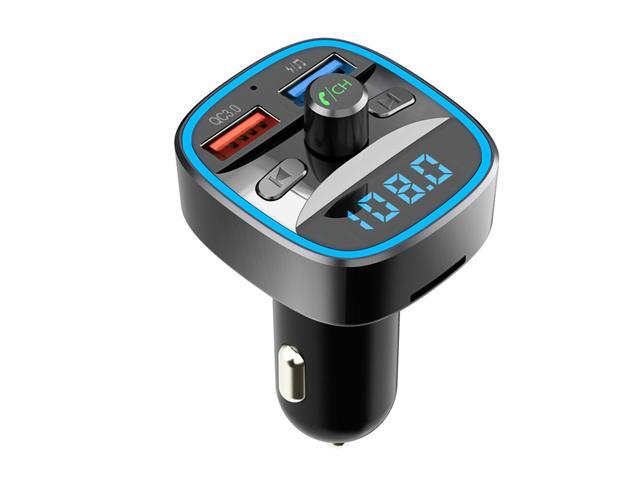 Handsfree Call Dual USB Port Car Charger,Wireless Bluetooth FM Transmitter Radio Receiver,Mp3 Audio Music Stereo Adapter