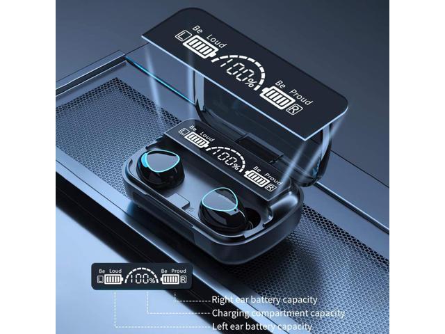 Wireless Earbuds, Bluetooth 5.0 Earphones Auto Pairing Bluetooth Headphones True Wireless Stereo HiFi Headphones for Running