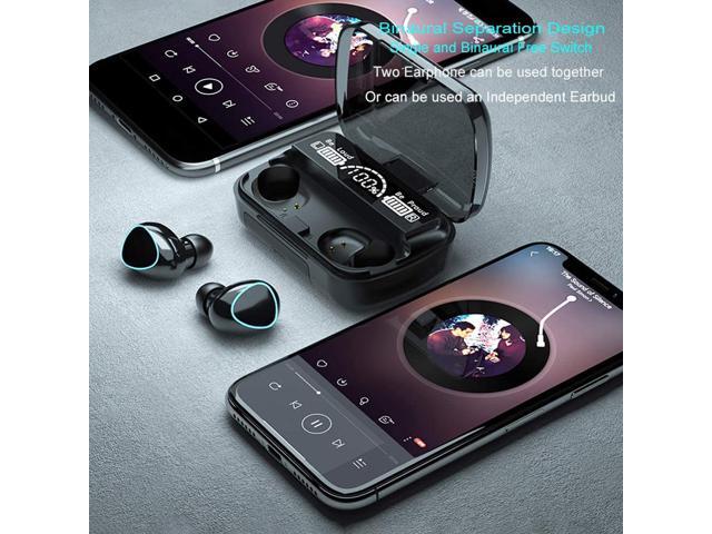Wireless Earbuds, Bluetooth 5.0 Earphones Auto Pairing Bluetooth Headphones True Wireless Stereo HiFi Headphones for Running