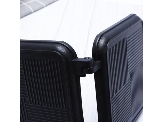 Sandwich Maker, Non-stick Grilled Sandwich and Panini Maker Pan with Handle, Stovetop Toasted Sandwich Maker Aluminum Flip Pan for Home Kitchen