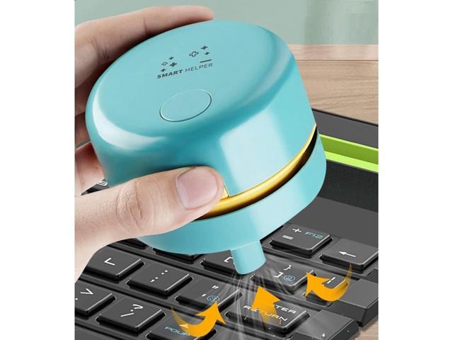 Mini Portable Handheld Cordless Tabletop Crumb Sweeper Desktop Vacuum Cleaner, Cleaning Hairs, Crumbs, Computer Keyboard