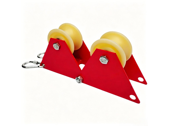 High Altitude Safety Rope Pulley, Labor-Saving Manual Rope Retriever, Wall Corner Rope Protector, Heavy Duty Outdoor Exterior Wall Work Anti-Wear...