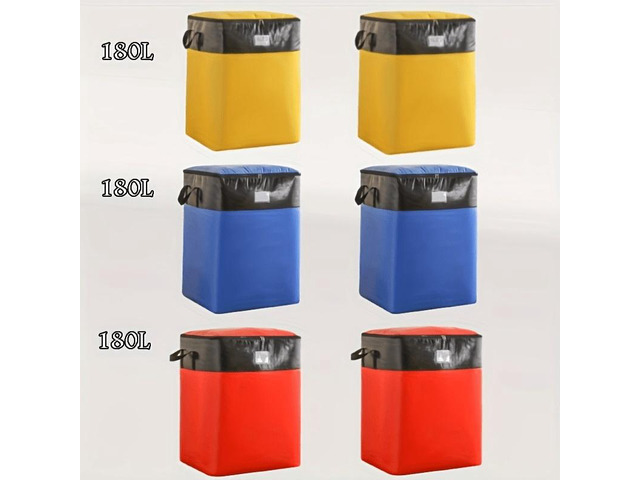 6 Pcs 180L Oversized Clothing Storage Bag Set, Reinforced Handle Zipper Storage Bins, Foldable Closet Organizer for Quilts, Blankets, Down Jackets