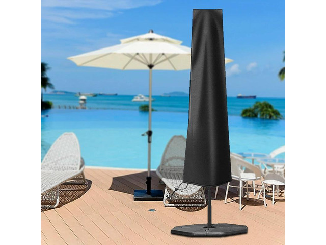 Outdoor umbrella cover, only selling the cover. Outdoor umbrella accessory sunshade cloth, outdoor umbrella storage, dust-proof and water-proof.