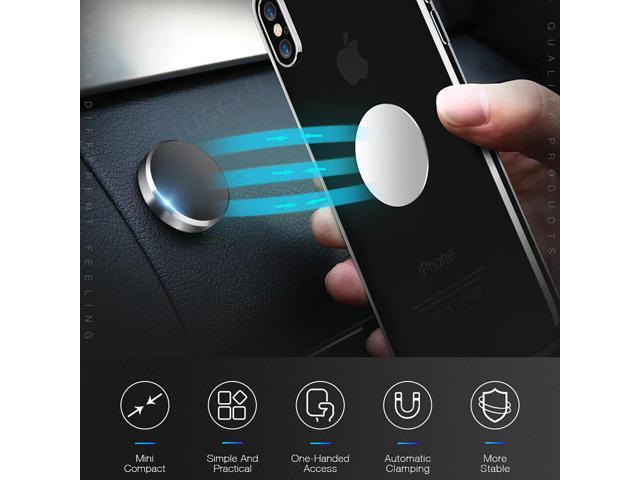2-Pack Magnetic Universal Car Mount Holder For Cell Phone Samsung Galaxy iPhone