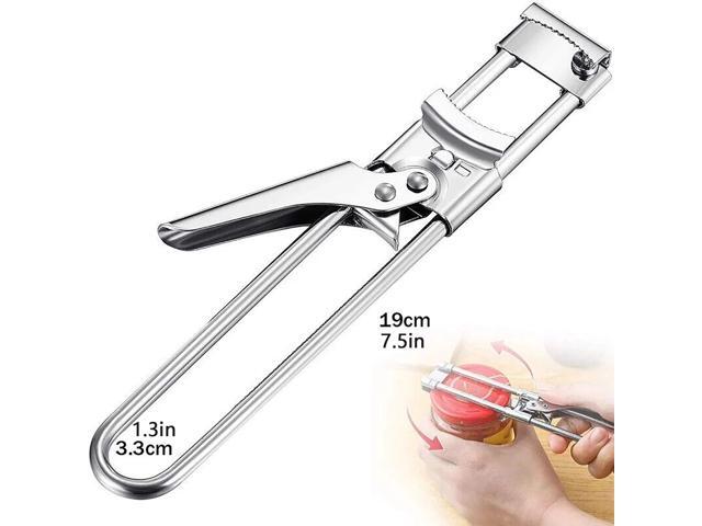 Adjustable Multifunctional Stainless Steel Can Opener Jar Lid Gripper Kitchen