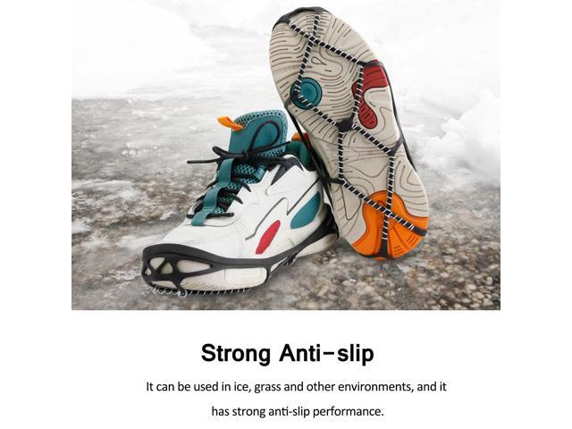 Ice Snow Grippers Anti Slip For Winter Shoes Boots Spikes Grips Crampon Chains