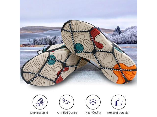 Ice Snow Grippers Anti Slip For Winter Shoes Boots Spikes Grips Crampon Chains