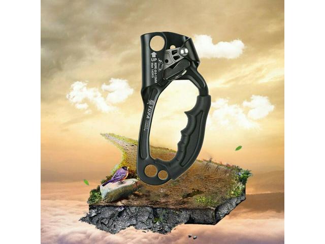 Right Hand Ascender Rock Climbing Tree Arborist Rappelling for 8-13mm Gear Rope
