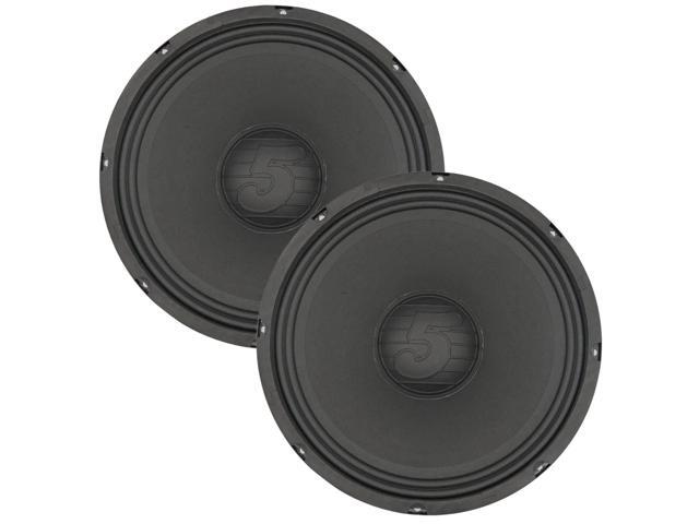 5 Core 12 Inch Speaker 200W Car Audio Loudspeaker Pair 4 Ohm Replacement Driver w 30 Oz Y30 Magnet for Vehicle Sound System - SP 12120 4OHMS 2PCS