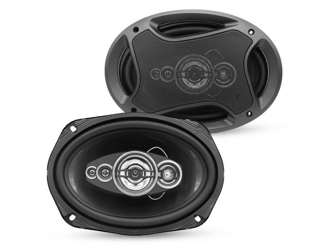 5 Core 6x9 Car Speaker 800W 4Ohm 4 Way Coaxial Speaker w Super Tweeter Universal Fit for Cars Stereo Easy Installation High Performance Sound...