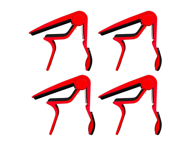 5 Core Capo Acoustic Electric Guitar Kapos 4Pcs 6 String Clip For Banjo Mandolin Ukulele Easy Tune Guitars