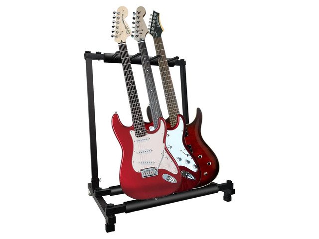5 Core Guitar Rack Stand 3 Multi Guitars Holder Storage Stands for Acoustic Electric and Bass Soporte Para Guitarra - GRack 3N1