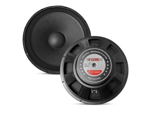 5 Core 15' Subwoofer Speaker - 2000W Peak, 250W RMS, 8 Ohm Pro Audio DJ Subwoofer with Steel Frame & 60oz Magnet