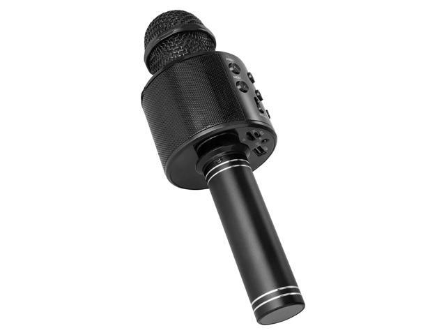5 Core Inc. Karaoke Microphone Bluetooth Mic Portable Handheld Wireless Singing Machine Cordless Microfonos - WM SPK BLK
