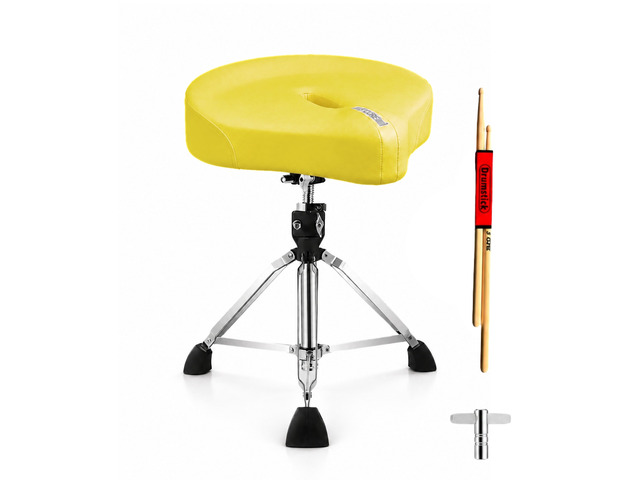 5 Core Drum Throne w 4.5' Padded Stool Adjustable Drummer Chair
