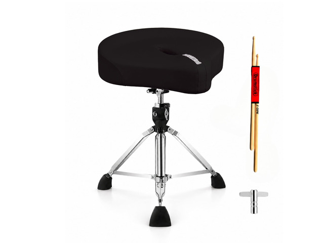 5 Core Drum Throne w 4.5' Padded Stool Adjustable Drummer Chair